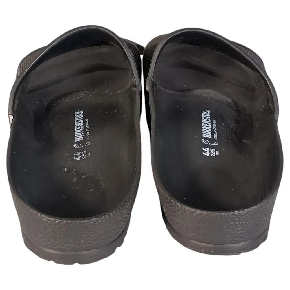 Birkenstock Barbados Essentials Slip On Casual Beach Sandals EVA Black Mens 11